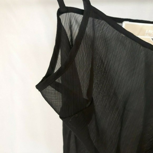 Med spagehtti strap Michael Kors black shear Top - Picture 2 of 7